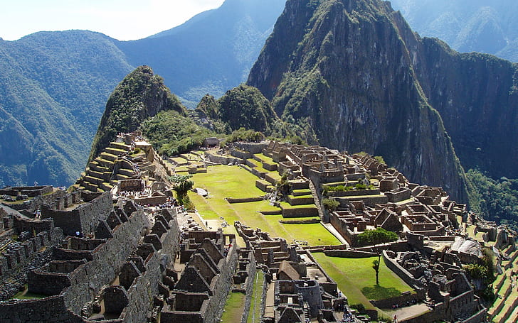Machu Picchu Peru, landscape, HD wallpaper