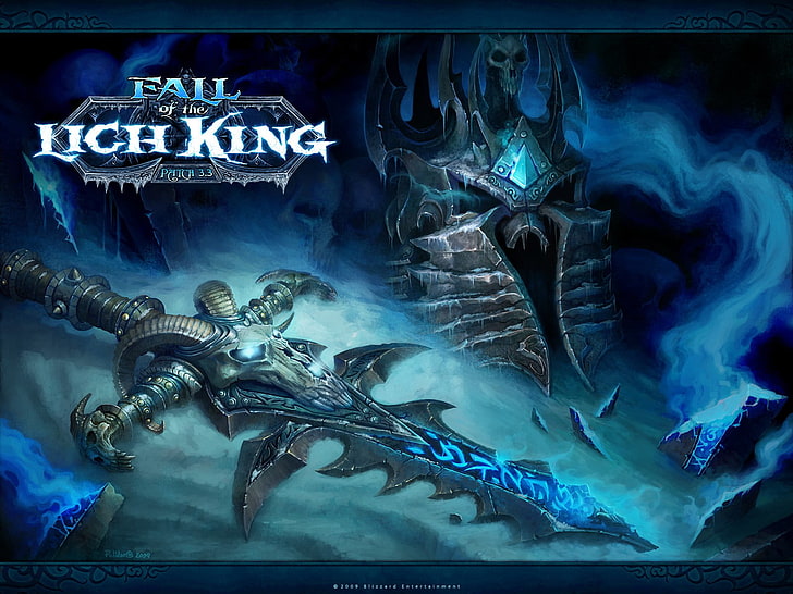 Fail of the Lich King illustration, World of Warcraft: Wrath of the Lich King, HD wallpaper