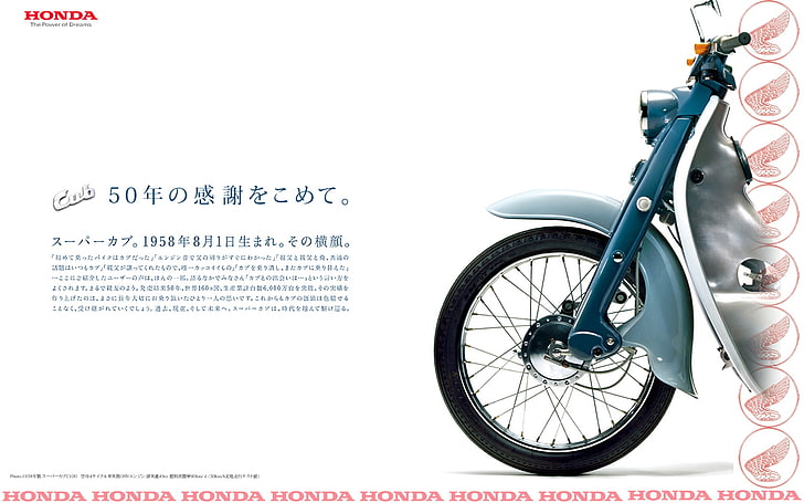 classic cub Honda Super Cub 2 Motorcycles Honda HD Art, HD wallpaper
