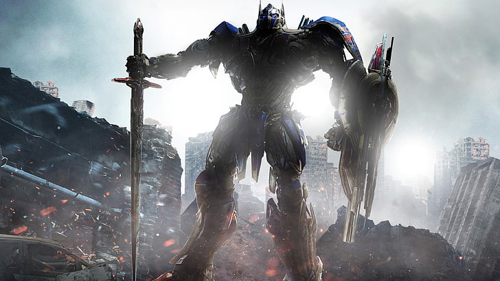 Optimus Prime, Transformers: The Last Knight, 4K, HD wallpaper