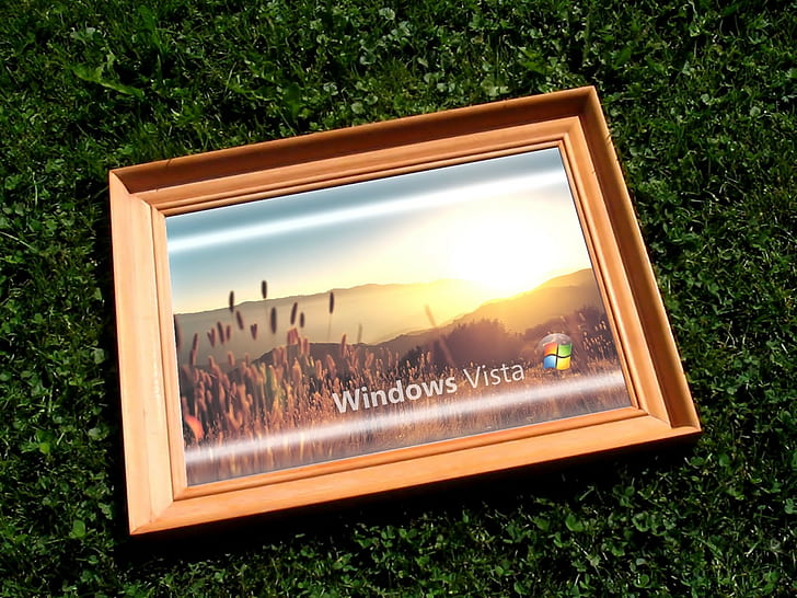HD wallpaper: grass, vista, Frame | Wallpaper Flare