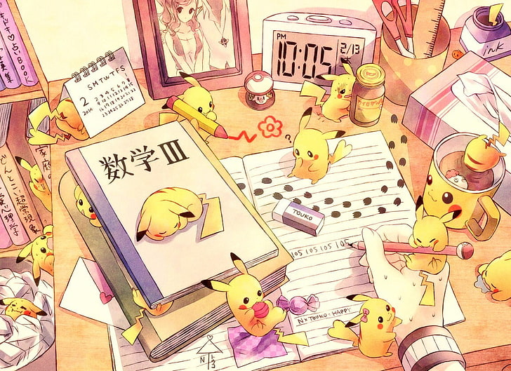 HD wallpaper: Pokemon Pikachu wallpaper, Pokémon, anime, representation,  high angle view | Wallpaper Flare