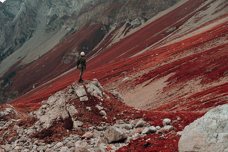 David Schermann, photography, landscape, mountains, leisure activity, HD wallpaper