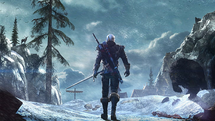 the witcher 3 wild hunt, cold temperature, snow, winter, nature