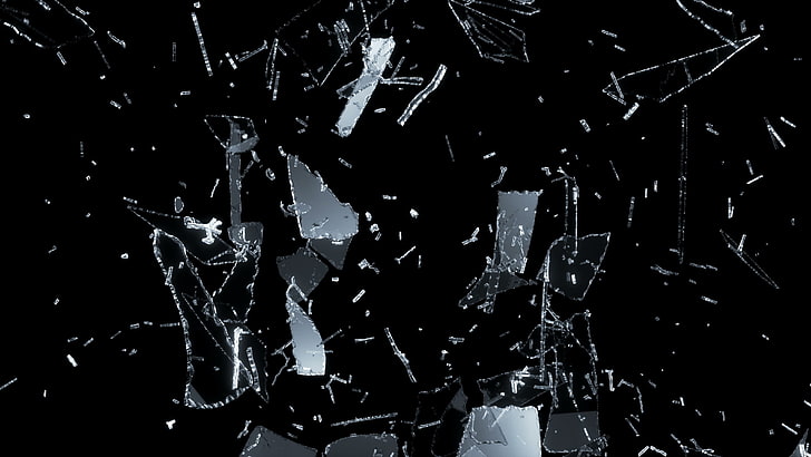 shattered glass, broken, psychedelic, Others, indoors, night, HD wallpaper