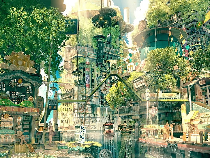 17 Anime City Background ideas | anime city, background, city background