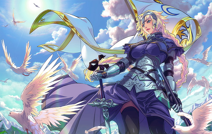 Fate Series, Fate/Grand Order, Fate/Apocrypha, Jeanne d'Arc, HD wallpaper