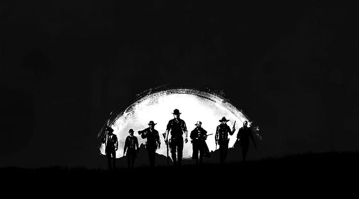 HD wallpaper: Red Dead Redemption 2 Dark 4K, Games, Western, blackandwhite  | Wallpaper Flare
