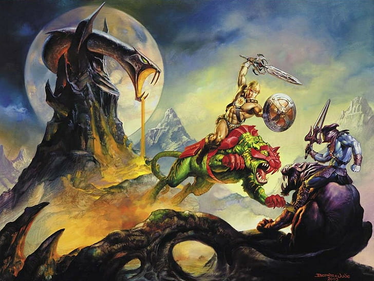 He-Man, He-Man and the Masters of the Universe, Skeletor, HD wallpaper