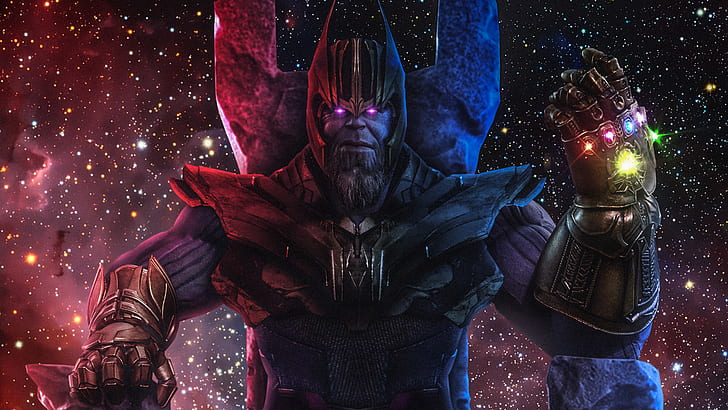 Thanos Vs Avengers 4K tải xuống hình nền