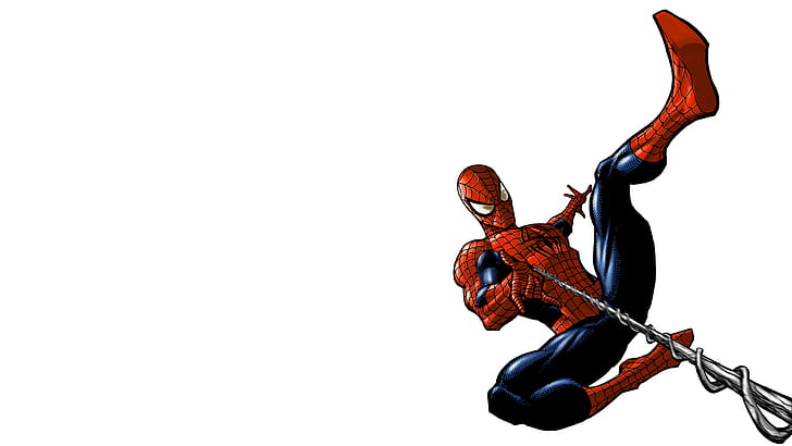Spider-man White HD, cartoon/comic