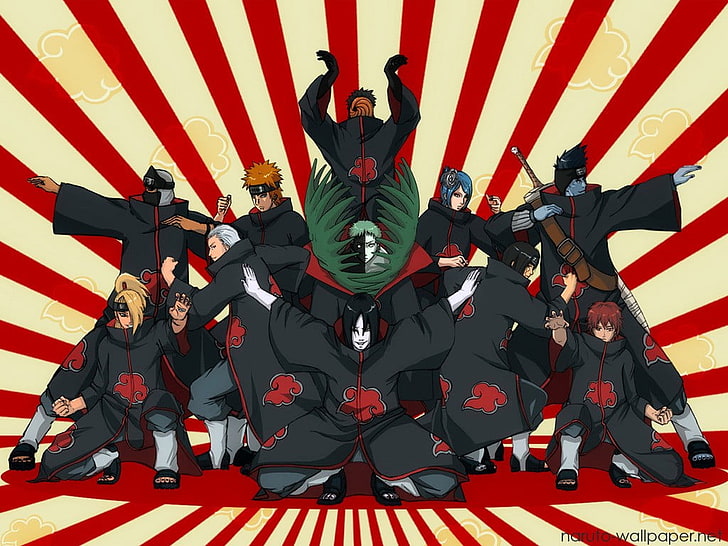 Naruto Akatsuki Clan wallpaper, humor, Naruto Shippuuden, Orochimaru