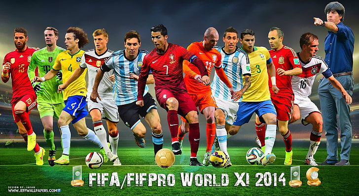 FIFA WORLD XI 2014, FIFA World 2014 wallpaper, Sports, Football, HD wallpaper