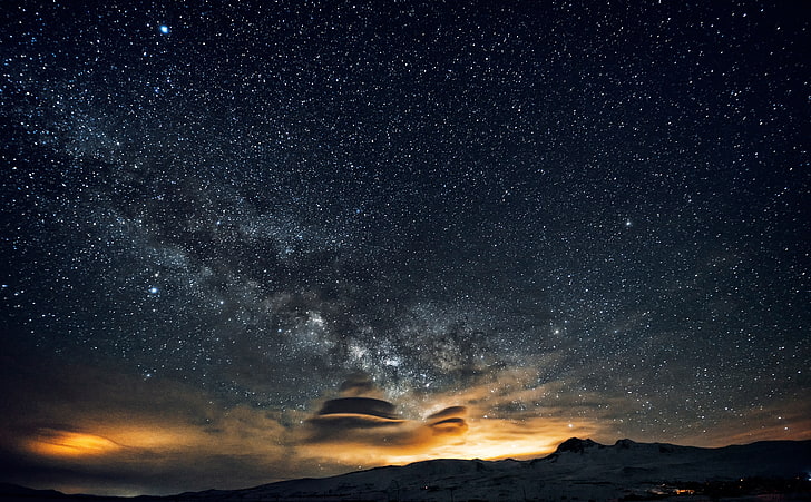Armenia, Aragats, stars on sky wallpaper, Nature, Sun and Sky, HD wallpaper