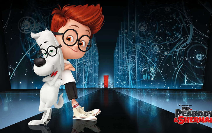 Premium AI Image | Cartoon boy with glasses and red hair in a red shirt  generative ai