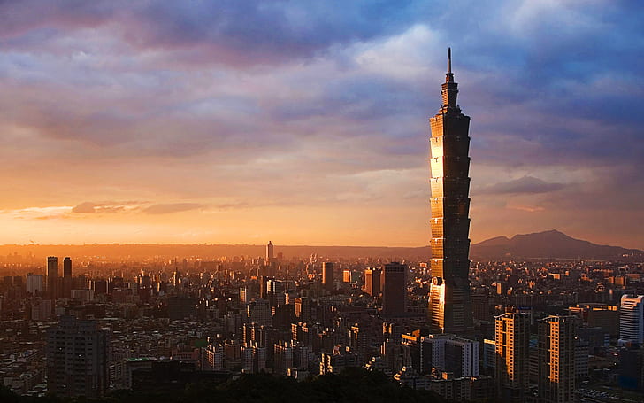 Taipei 101 & Taiwan, HD wallpaper