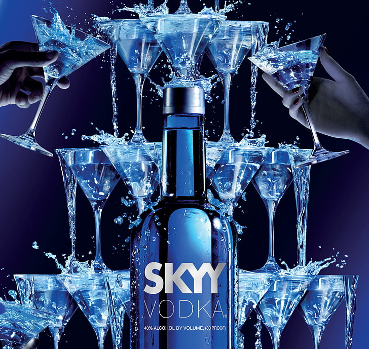 alcohol, skyy, vodka