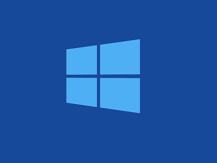 Microsoft Windows, Windows 8, operating system, blue, copy space, HD wallpaper