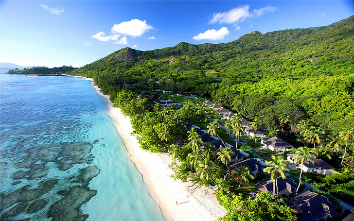 Exotic Island In The Indian Ocean Hilton Seychelles Labriz Resort Spa Desktop Wallpaper Hd 2560×1600