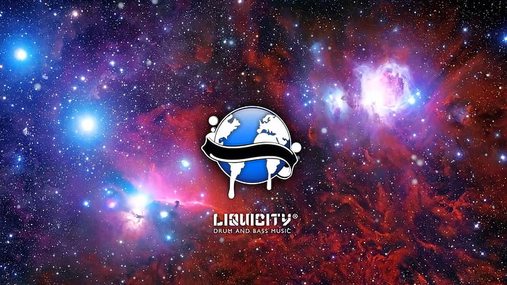 Liquicity, drum and bass, star - space, galaxy, no people, night, HD wallpaper