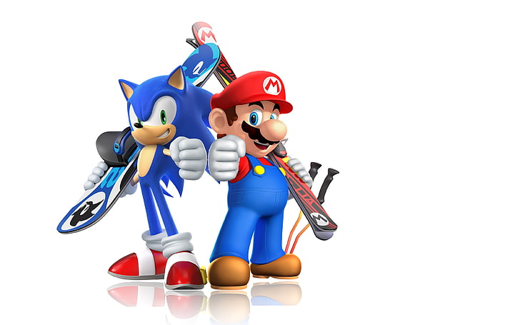 Mario And Sonic At The Sochi 2014 Olympic Winter Games, Mario Bros., HD wallpaper