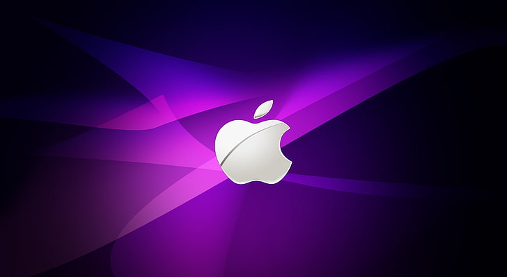HD wallpaper: Apple, purple and silver Apple logo wallpaper, Computers, Mac  | Wallpaper Flare