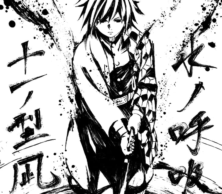 Anime, Demon Slayer: Kimetsu no Yaiba, Giyuu Tomioka, HD wallpaper