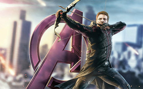 HD wallpaper: The Avengers, Hawkeye, Jeremy Renner, adult, one person,  young adult | Wallpaper Flare