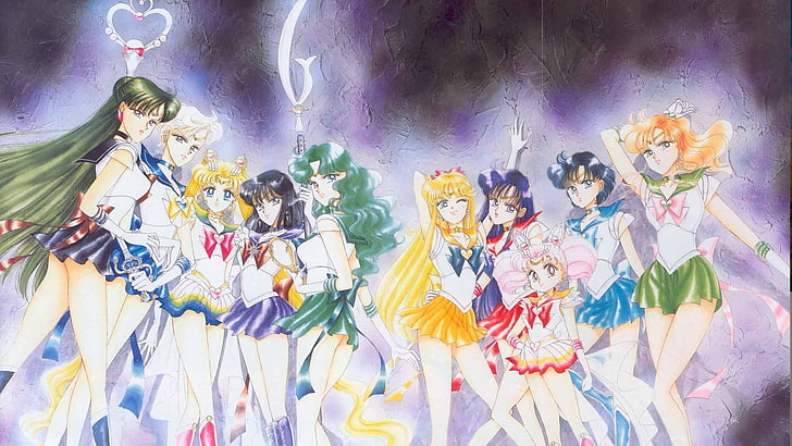 Sailor Moon, multi colored, representation, art and craft, creativity, HD wallpaper