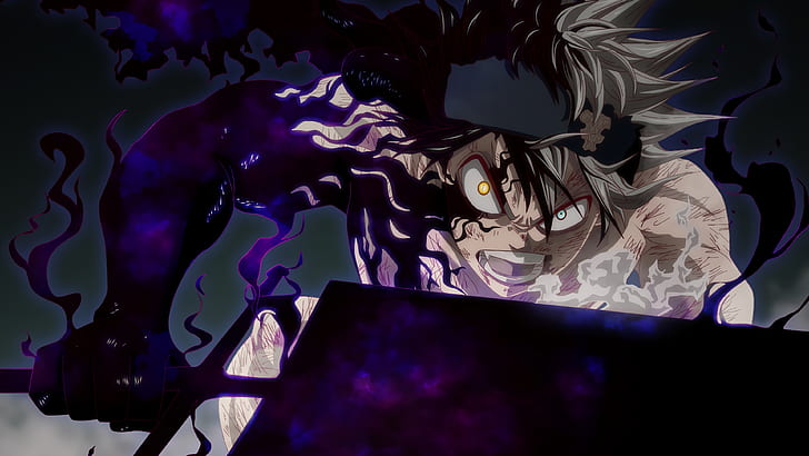 Wallpaper Darkness Antler Black Clover Sleeve Anime Background   Download Free Image