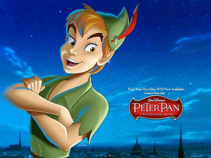 cartoon Disney Peter Pan Entertainment Movies HD Art, HD wallpaper