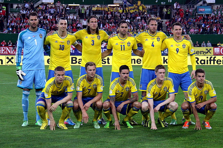 futbol, nacional, seleccion, suecia, HD wallpaper