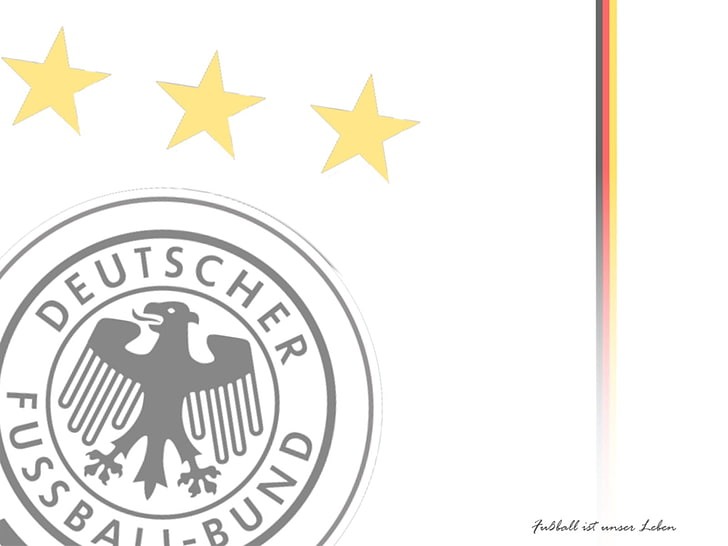 Deutscher Fussball-Bund logo, Germany, soccer, star shape, no people, HD wallpaper