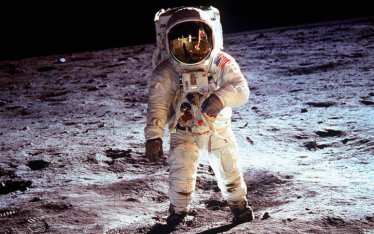 60s apollo Original moonwalk Space Moons HD Art, NASA, HD wallpaper