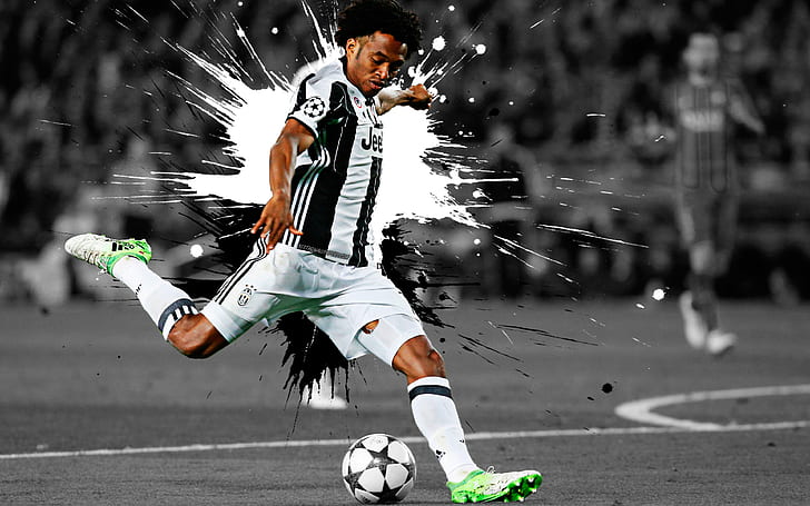 Soccer, Juan Cuadrado, Colombian, Juventus F.C., HD wallpaper