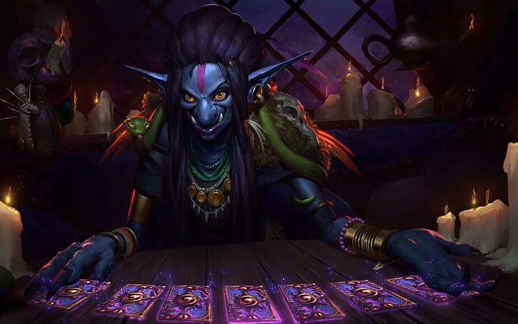 whispers of the old gods, Hearthstone, video games, HD wallpaper
