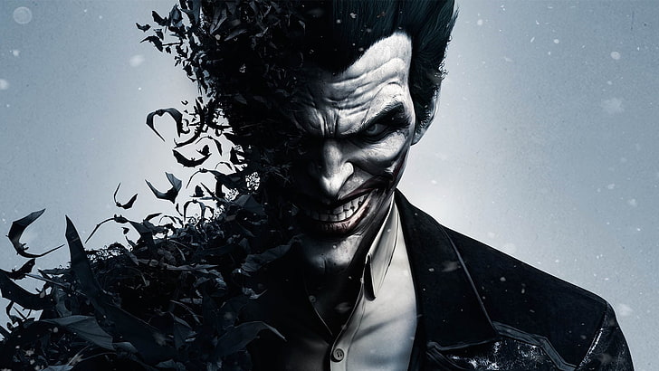 The Joker poster, Batman: Arkham Origins, video games, men, people