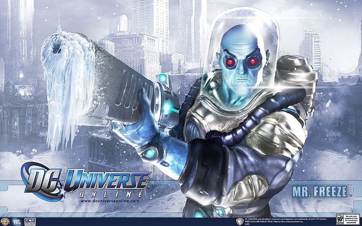 MR FREEZE-DC Universe Online Game HD Desktop Wallp.., DC Universe Mr. Freeze wallpaper