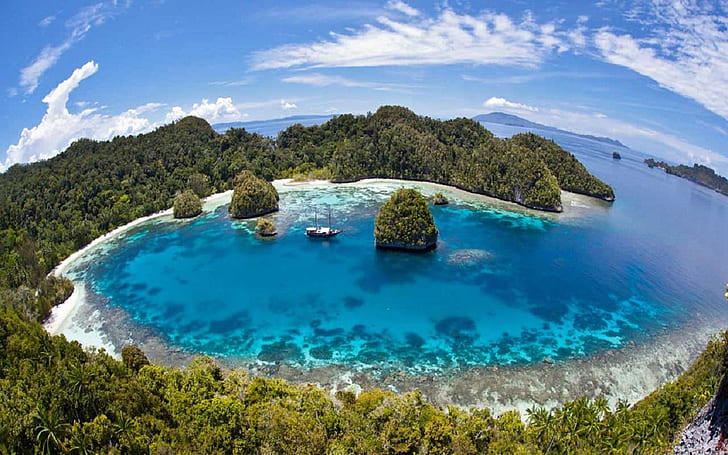 Raja Ampat Tropics Islands Indonesia Desktop Wallpaper Hd 5200×3250