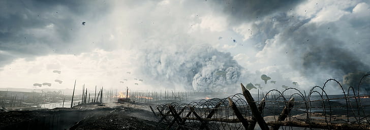 Battlefield, Battlefield 1, video games, sky, cloud - sky, nature, HD wallpaper
