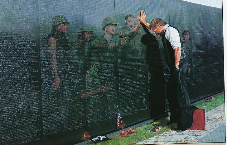 Vietnam War, memorial, HD wallpaper
