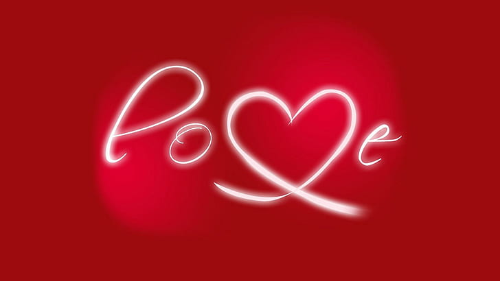 Valentine day love red