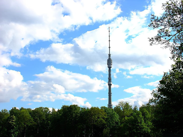 Tower, Moscow, Ostankino, HD wallpaper