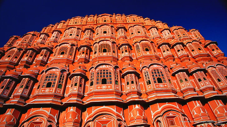 Palace of the Winds, Jaipur, Rajasthan, India, Landmarks, HD wallpaper