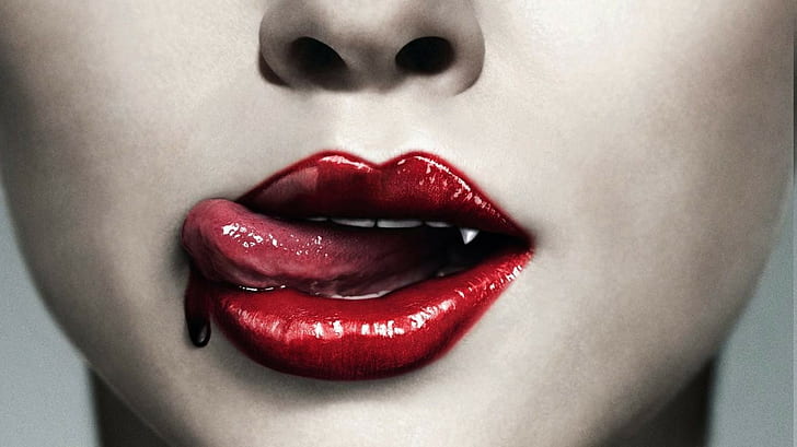 HD wallpaper: lips red blood | Wallpaper Flare