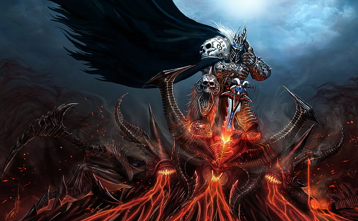 Lich King Diablo, Arthas from Warcraft, Games, World Of Warcraft, HD wallpaper