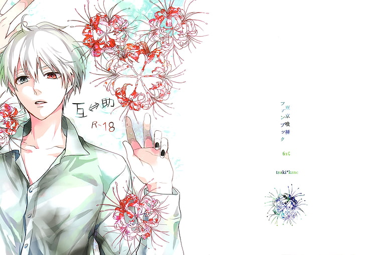 HD wallpaper: ken kaneki, white hair, red eye, tokyo ghoul, Anime, one  person | Wallpaper Flare