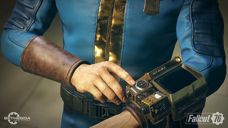 fallout 76, hands, Games, midsection, one person, human hand