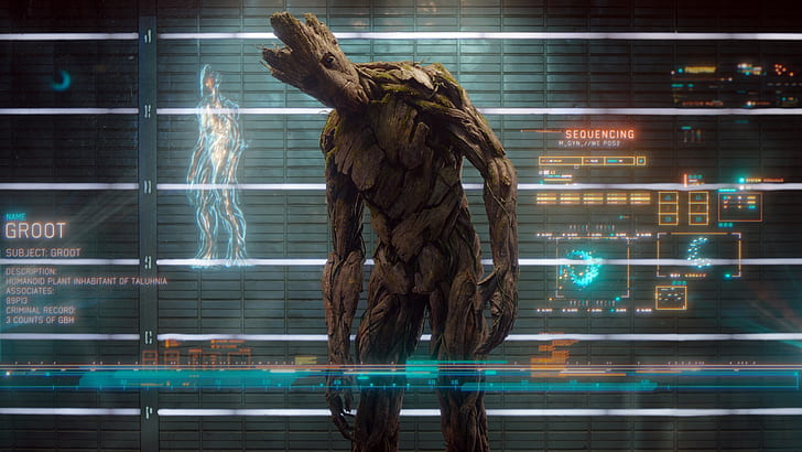 guardians of the galaxy marvel groot hd wallpaper preview