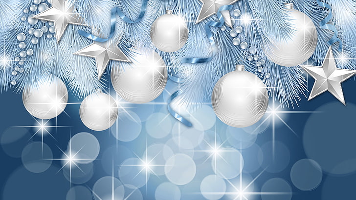 christmas, snow, design, decoration, winter, xmas, holiday, HD wallpaper